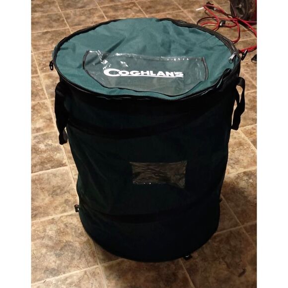 Coghlan's Deluxe Pop-Up Trash Can, Camping Trash Can, 24 x 19 inches, NWOT - Picture 1 of 5